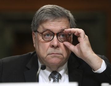 Attorney General William Barr appears before a Senate Appropriations subcommittee to make his Justice Department budget request, Wednesday, April 10, 2019, in Washington. (Andrew Harnik/AP Photo)