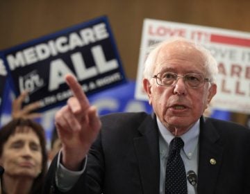 Sen. Bernie Sanders, I-Vt., introduces the Medicare for All Act of 2019, on Capitol Hill in Washington, Wednesday, April 10, 2019. (Manuel Balce Ceneta/AP Photo)