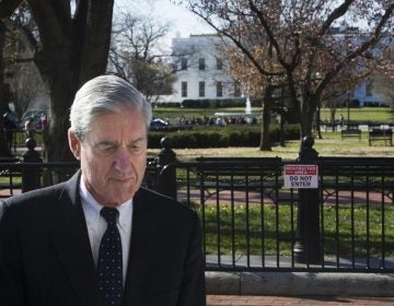 In this March 24, 2019, file photo, Special Counsel Robert Mueller walks past the White House after attending services at St. John's Episcopal Church, in Washington. (Cliff Owen/AP Photo, File)