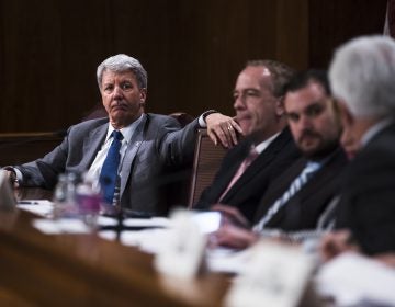 In this Wednesday, April 10, 2019, Tom Killion, R-Delaware, attends a hearing at the state Capitol in Harrisburg, Pa. After Democrats flipped six state Senate seats in the suburbs of Philadelphia and Pittsburgh, Killion is practically the chamber's last Republican standing in those areas and target No. 1 for Democrats in 2020. (Matt Rourke/AP Photo)