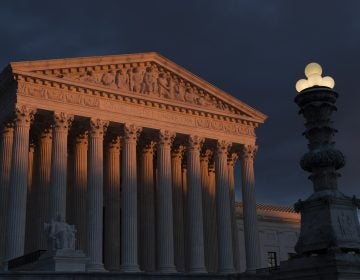 In this Jan. 24, 2019, file photo, the Supreme Court is seen at sunset in Washington. (J. Scott Applewhite/AP Photo)