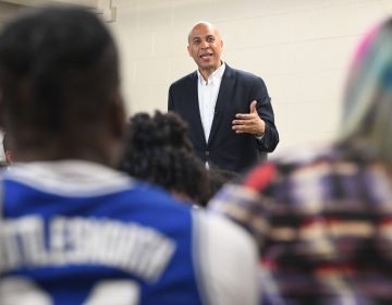 Democratic presidential candidate Sen. Cory Booker, D-N.J., speaks during a campaign stop on Friday, April 26, 2019, at Allen University in Columbia, S.C. (Meg Kinnard/AP Photo)