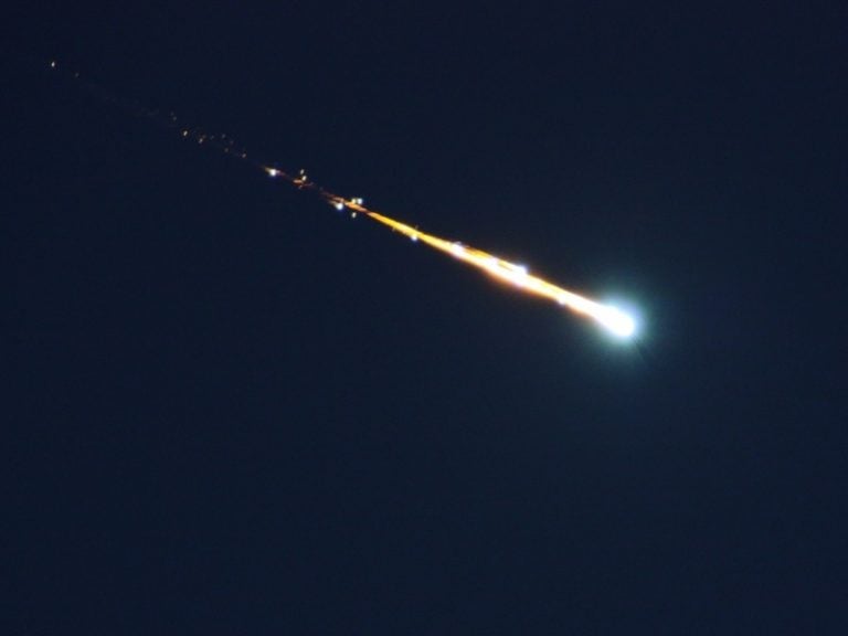 Fireball streaks across southern Jersey Shore sky - WHYY