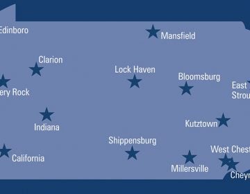 ​​​​​​​​Pennsylvania’s State System of Higher Education includes 14 schools state-wide (Image via http://www.passhe.edu/)