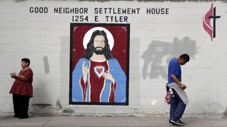 Good Neighbor Settlement House in Brownsville, Texas, is helping recently released migrants by offering them a meal, shower and some new clothes before journeying up north to await their day in immigration court. (Eric Gay/AP Photo)