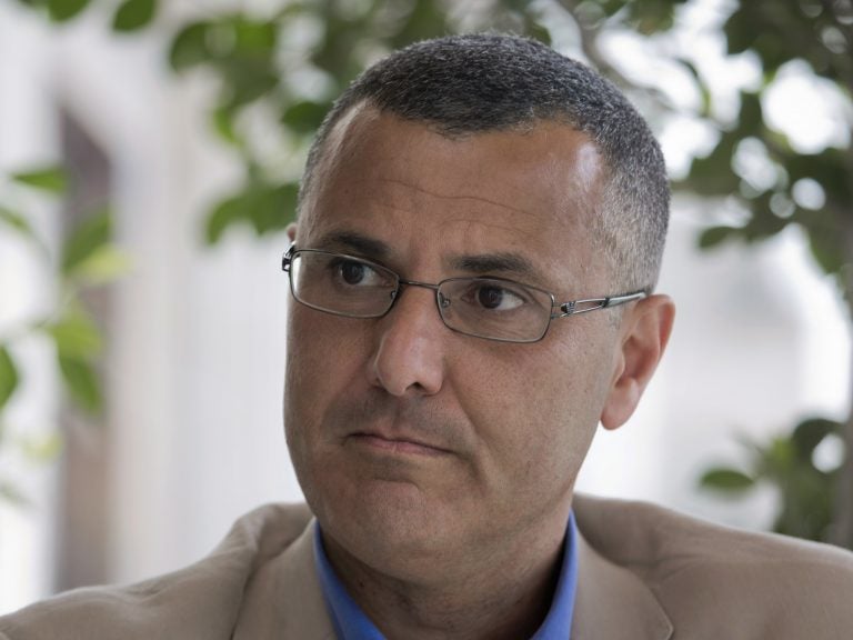 Omar Barghouti in 2016. A Qatari-born Palestinian, Barghouti is a leader of the international boycott, divestment and sanctions movement against Israel known as BDS. (Nasser Nasser/AP)