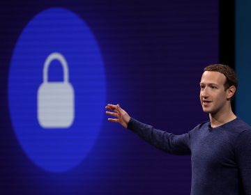 Facebook CEO Mark Zuckerberg speaks during the Facebook F8 developers conference on May 1, 2018, in San Jose, Calif. (Justin Sullivan/Getty Images)