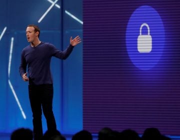 Facebook CEO Mark Zuckerberg speaks at the company's annual developers conference in San Jose, Calif., May 1, 2018. Facebook is beginning to enforce a ban on white nationalist content. (Stephen Lam/Reuters)