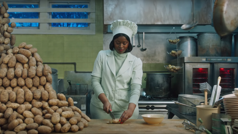 Tierra Whack. A still from Tierra Whack's video for 'Unemployed' (youtube)