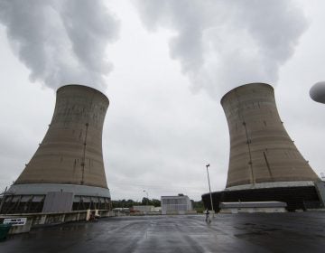 Cooling towers at the Three Mile Island nuclear power plant in Middletown (Matt Rourke/AP Photo)