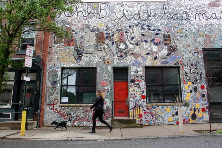 The exterior of the Painted Bride building