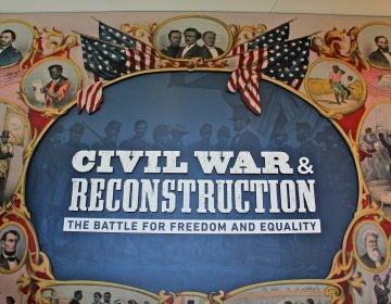 A new permanent exhibit at the National Constitution Center explores how constitutional clashes over slavery set the stage for the Civil War and how the nation transformed the Constitution after the war. (Emma Lee/WHYY)