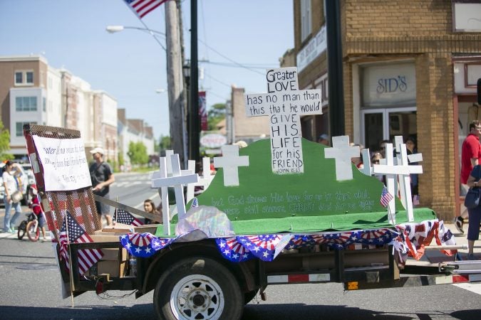 2019 Memorial Day parade in Glassboro, N.J. (Miguel Martinez/WHYY)