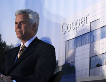 George Norcross III during a groundbreaking ceremony for the Cooper Cancer Institute. (Mel Evans/AP Photo)