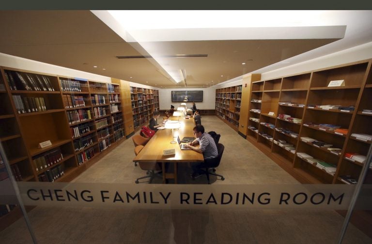 In this May 16, 2016 photo, students work in a new quiet reading room at Princeton University's Firestone Library  in Princeton, N.J. (Mel Evans/AP Photo)