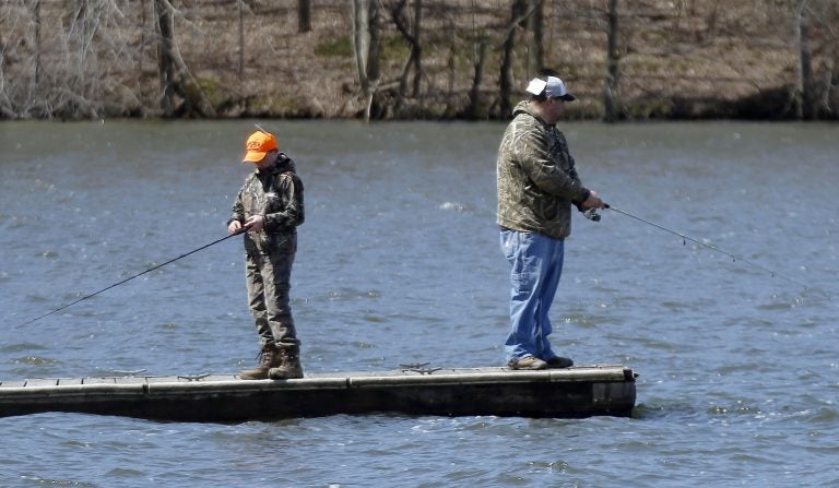 On the Sunday of Memorial Day weekend, and on July 4th Pennsylvanians are allowed to fish without a license. (Keith Srakocic/AP Photo)