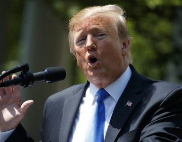 President Donald Trump speaks during a National Day of Prayer event in the Rose Garden of the White House, Thursday, May 2, 2019, in Washington. (Evan Vucci/AP Photo)