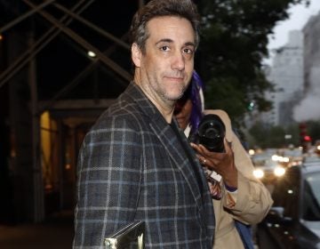 Michael Cohen, Donald Trump's former personal attorney, leaves his apartment, Friday, May 3, 2019, in New York. Cohen is scheduled to report to the Otisville Federal Correctional Facility in upstate New York on Monday to begin serving his three year prison term for tax evasion, lying to Congress and campaign finance crimes. (Kathy Willens/AP Photo)