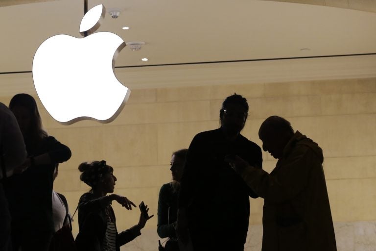 In this May 31, 2018, file photo customers enter the Apple store in New York. The Supreme Court is allowing consumers to pursue an antitrust lawsuit that claims Apple has unfairly monopolized the market for the sale of iPhone apps. (Mark Lennihan/AP Photo)