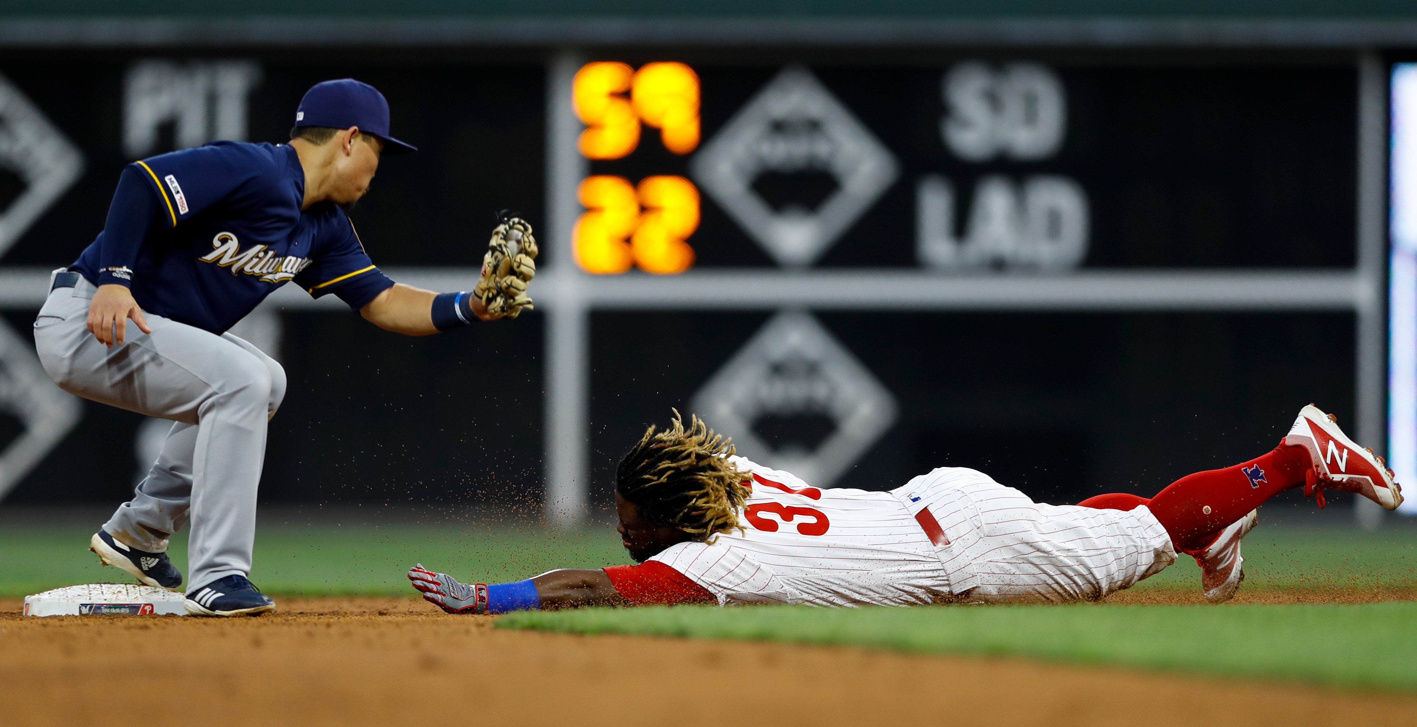 Philadelphia Phillies' Odubel Herrera returns for first game since 2019  domestic violence arrest - 6abc Philadelphia