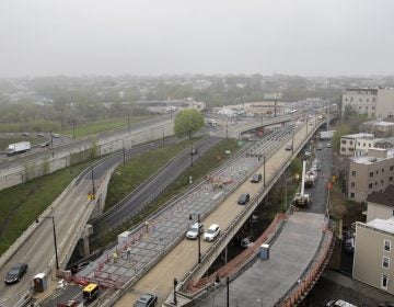 Traffic is seen near the entrance to the Holland Tunnel in Jersey City, N.J.(Seth Wenig/AP Photo)
