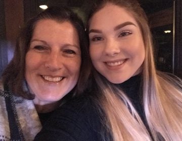 Deanna Rubles (left) and her daughter Sara Romain. Sara's brother Zachary has a substance use disorder. (Courtesy of Deanna Rubles) 
