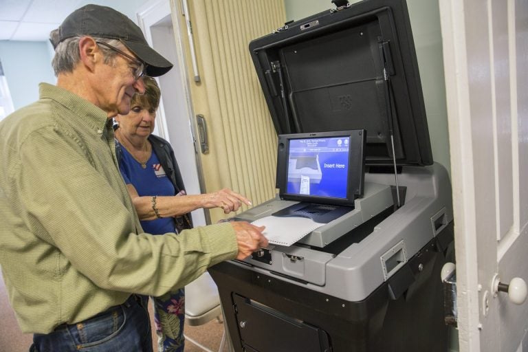 Centre County, Pennsylvania introduced new Electronic Systems & Software voting machines in the primary on May 21, 2019. (Min Xian/WPSU)