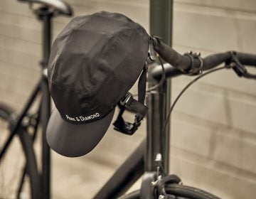 Park & Diamond's new foldable, portable bicycle helmet. (Courtesy of Park & Diamond)