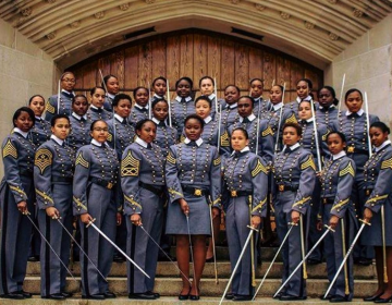 United States Military Academy at West Point is graduating its largest class of black women (Courtesy Hallie Pound)