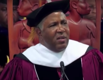 Robert F. Smith speaks at Morehouse College (BBC News/Youtube)