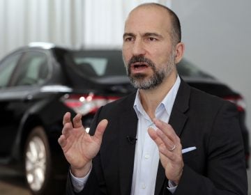 Uber CEO Dara Khosrowshahi says he expects Uber and Lyft will be easing off their price-slashing battle soon. (Richard Drew/AP)