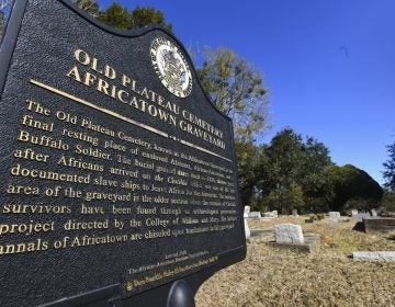 Many of the survivors of the Clotilda voyage are buried in Old Plateau Cemetery, near Mobile, Ala. The Alabama Historical Commission announced Wednesday that researchers had identified the vessel after months of work (Julie Bennett/AP)