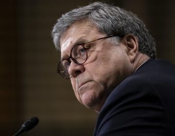 Attorney General William Barr testifies before the Senate Judiciary Committee about the Russia report by special counsel Robert Mueller on Capitol Hill in Washington, Wednesday, May 1, 2019. (AP Photo/J. Scott Applewhite)