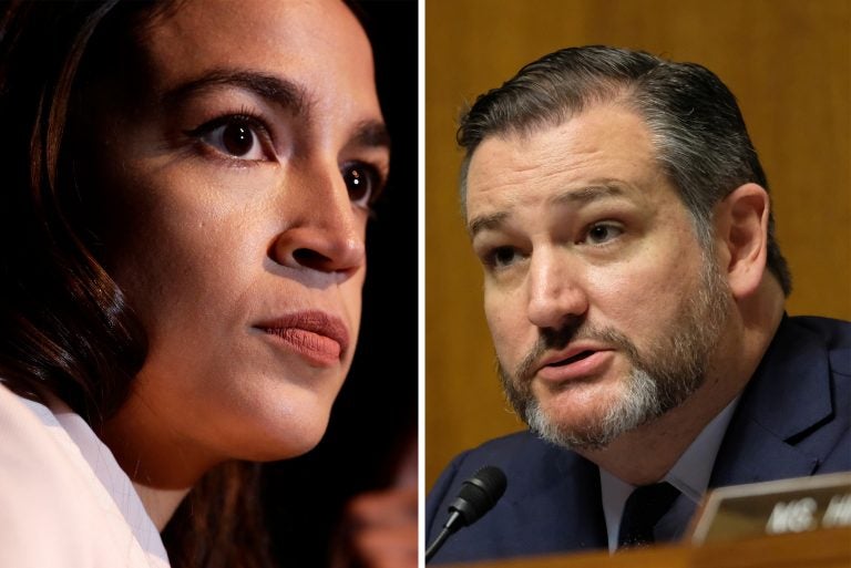 Rep. Alexandria Ocasio-Cortez and Sen. Ted Cruz vowed on Twitter to work together on legislation banning members of Congress who leave office from lobbying. Rep. Alexandria Ocasio-Cortez and Sen. Ted Cruz vowed on Twitter to work together on legislation banning members of Congress who leave office from lobbying. (Alex Wong/Alex Wroblewski/Getty Images)