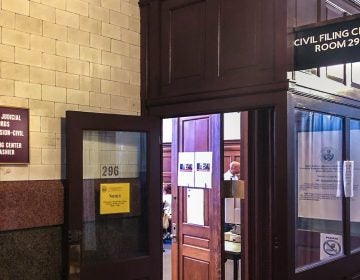 Room 296 in City Hall, where civil court paperwork can be filed in person. (Max Marin/Billy Penn)