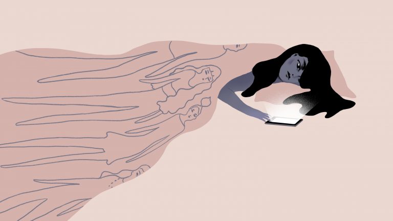 Rising depression and anxiety for teens worsened significantly in the past two  years.  (Nicole Xu for NPR)