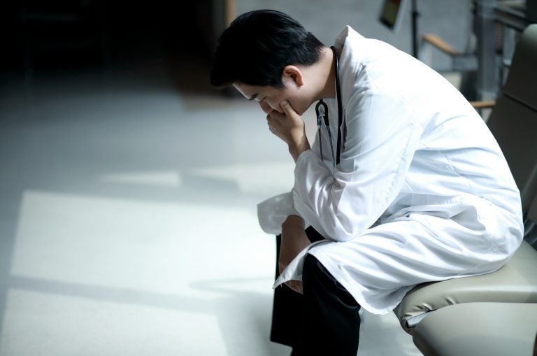 Doctors who experience burnout are prone to cut back on hours or quit practicing medicine. This costs the health care system billions, new research finds. (Runstudio/Getty Images)