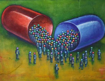 Psychiatry's shift toward seeing mental health problems as an illness to be treated with a pill hasn't always served patients well, says Harvard historian and author Anne Harrington. (James Wardell/Radius Images/Getty Images)