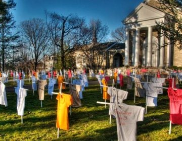 A memorial marked each of the city's 331 gun violence victims in 2012 (Flickr Creative Commons/Cocoabiscuit)