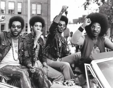Members of the Nat Turner Rebellion ride in a parade during a Harambe Festival in Springfield, Mass., in the early 1970s. Pictured from left: Major Harris, Ron Hopper, Bill Stratley and Joe Jefferson. Members of the Nat Turner Rebellion ride in a parade during a Harambe Festival in Springfield, Mass., in the early 1970s. Pictured from left: Major Harris, Ron Hopper, Bill Stratley and Joe Jefferson (Courtesy of Reservoir Media)