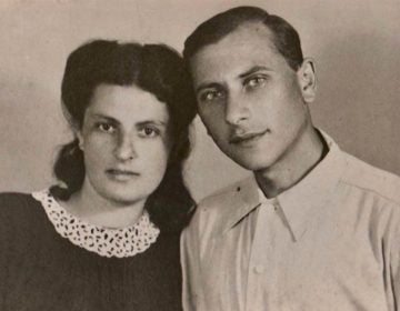 Pauline and Judel Schuster on their wedding day in Stalingrad in April 1945. Judel died in 1997; Pauline died in 2011.
(Courtesy of Esther and Abe Schuster)