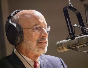 Keystone Crossroads hosted a live interview with Pa. Gov. Tom Wolf (Joanne Cassaro/WITF)