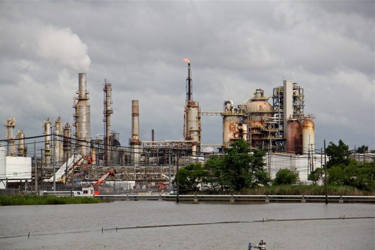 Philadelphia Energy Solutions refinery in South Philadelphia. (Emma Lee/WHYY)