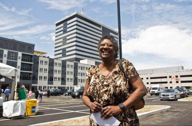 Ethel Halley is one of the first residents to move into 311 Cooper. (Kimberly Paynter/WHYY)