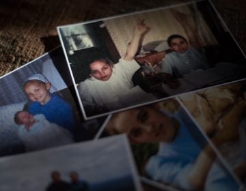 At top, a family photo of Martha Peight, left, at 13 years old, and her brother, Jesse Hostetler, right, at 14, work on their homeschooling lessons sometime between January and May 2002 at their home in Alexandria. Around the time of this photo is when Martha’s father started abusing her, she says. (Courtesy of Martha Peight.)