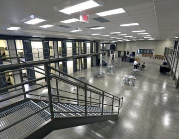 This June 1, 2018, file photo, shows a housing unit in the west section of the State Correctional Institution at Phoenix in Collegeville, Pa. (Jacqueline Larma/AP Photo)