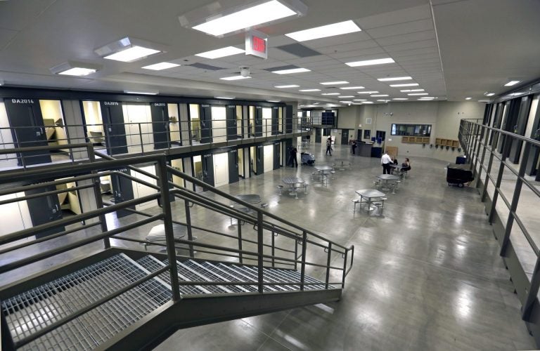 This June 1, 2018, file photo, shows a housing unit in the west section of the State Correctional Institution at Phoenix in Collegeville, Pa. (Jacqueline Larma/AP Photo)