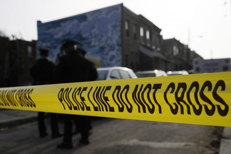 file photo: Philadelphia Police at a crime scene on Nov. 19, 2018. (Matt Rourke/AP Photo)