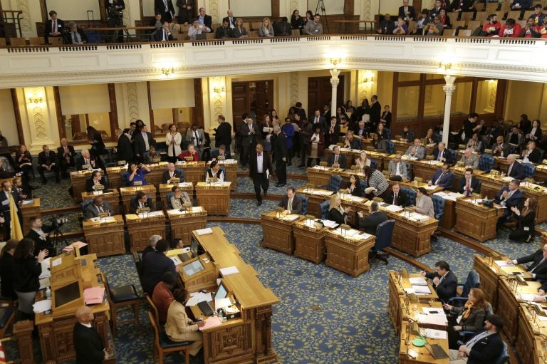 File photo: New Jersey State Assembly in Trenton, N.J., Thursday, Jan. 31, 2019. (AP Photo/Seth Wenig)