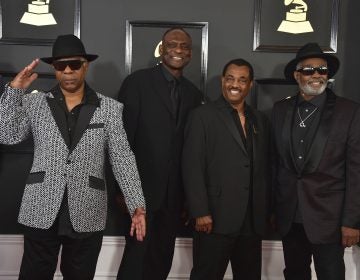 In this Feb. 12, 2017 file photo Dennis D.T. Thomas, (from left), George Brown, Robert Bell, and Ronald Bell, of the musical group Kool & The Gang, arrive at the 59th annual Grammy Awards at the Staples Center, in Los Angeles. Philadelphia Mayor Jim Kenney announced Wednesday, June 5, 2019, that the group will receive the 2019 Marian Anderson Award this fall. (Photo by Jordan Strauss/Invision/AP, File)